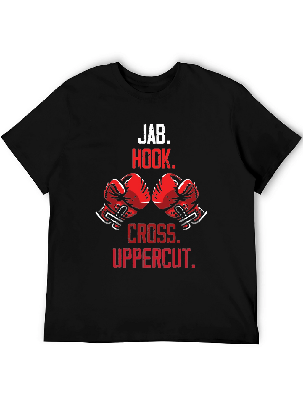 Boxing Moves T-Shirt | Jab Hook Cross Uppercut