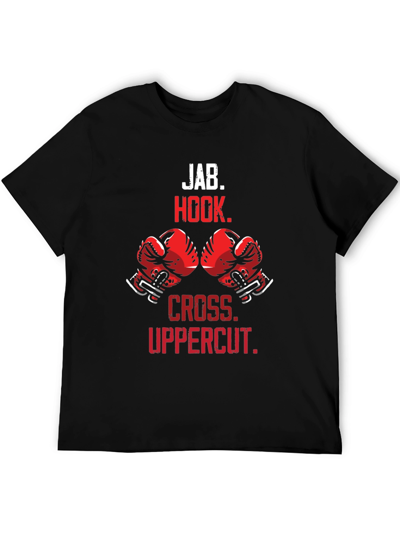Boxing Moves T-Shirt | Jab Hook Cross Uppercut