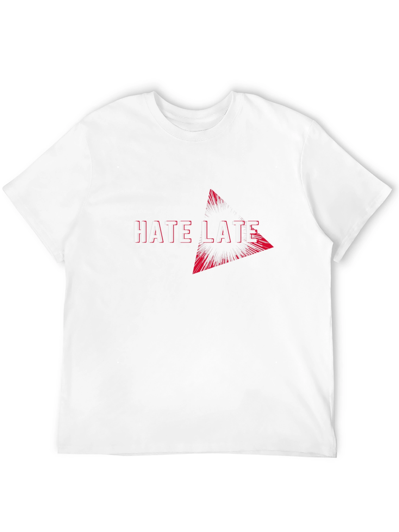 Hate Late Graphic Tee - Cool Casual Wear