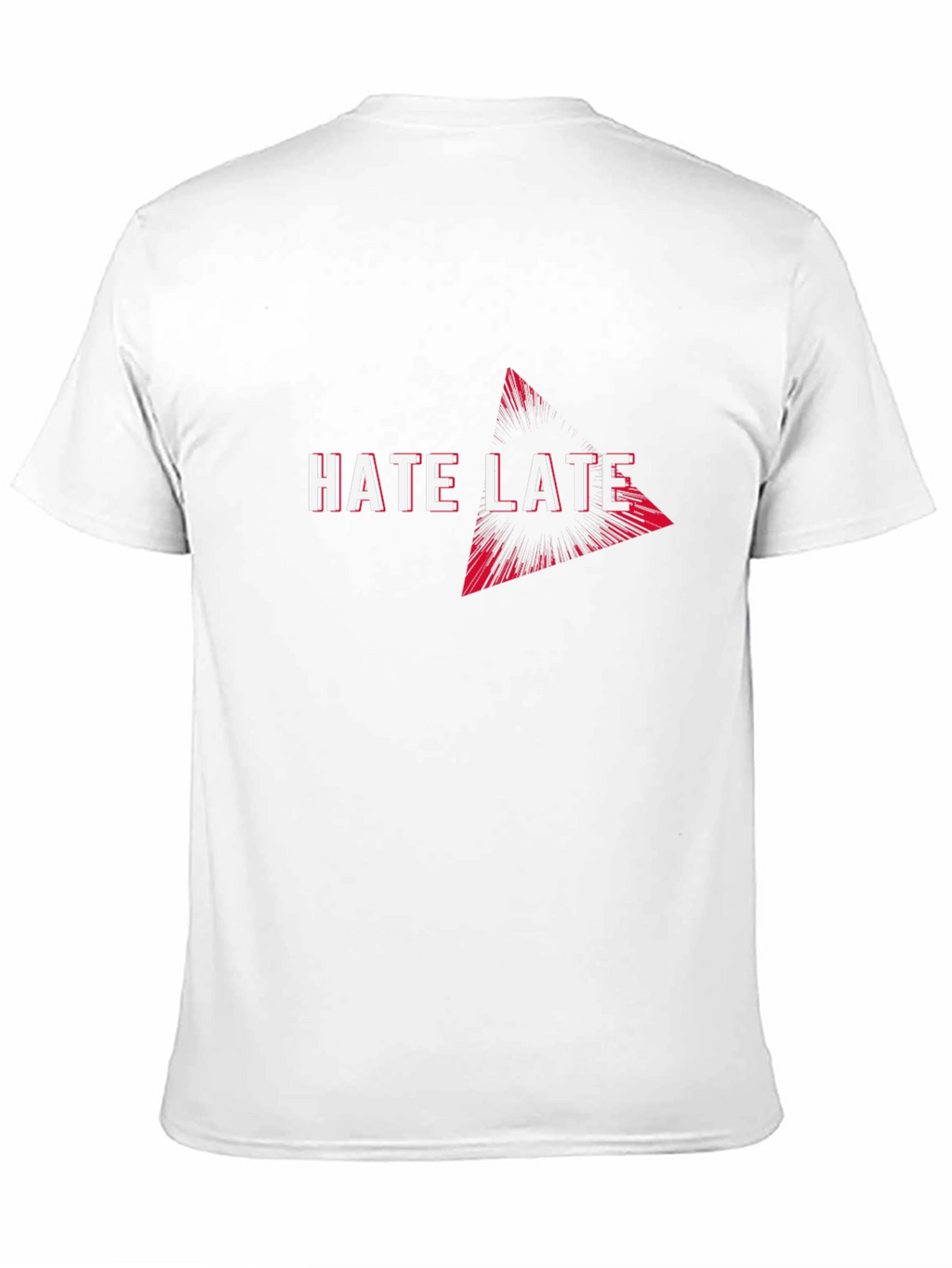 Hate Late Graphic Tee - Cool Casual Wear