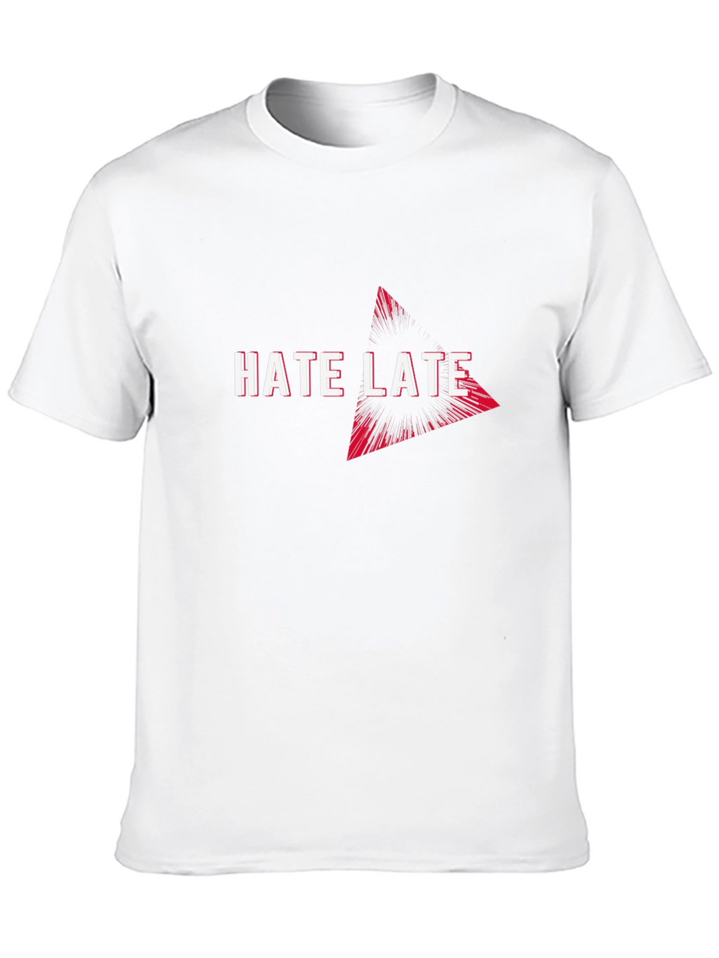Hate Late Graphic Tee - Cool Casual Wear