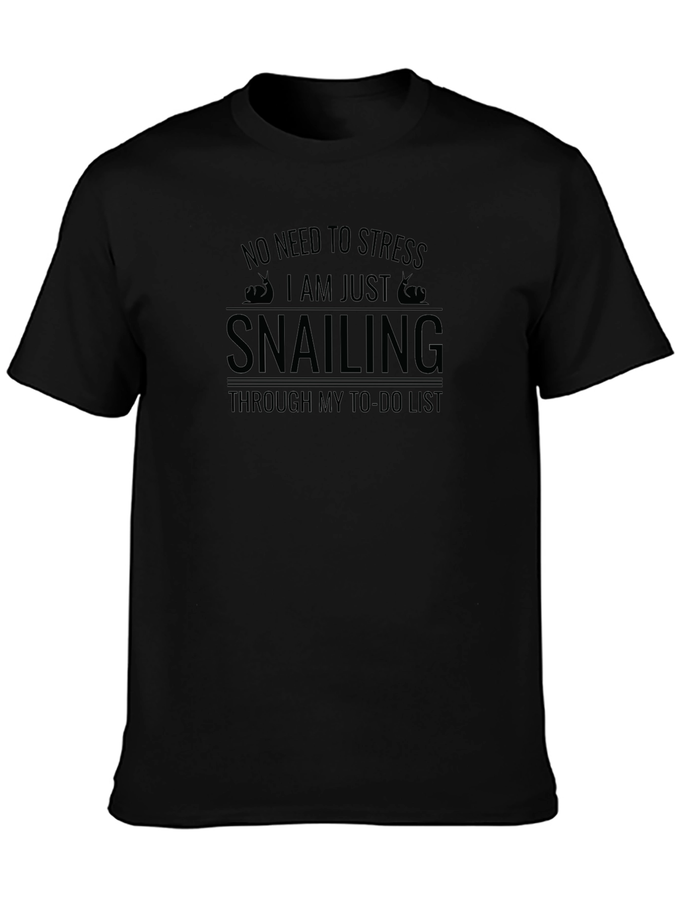 Snailing Through To-Do List Graphic T-Shirt