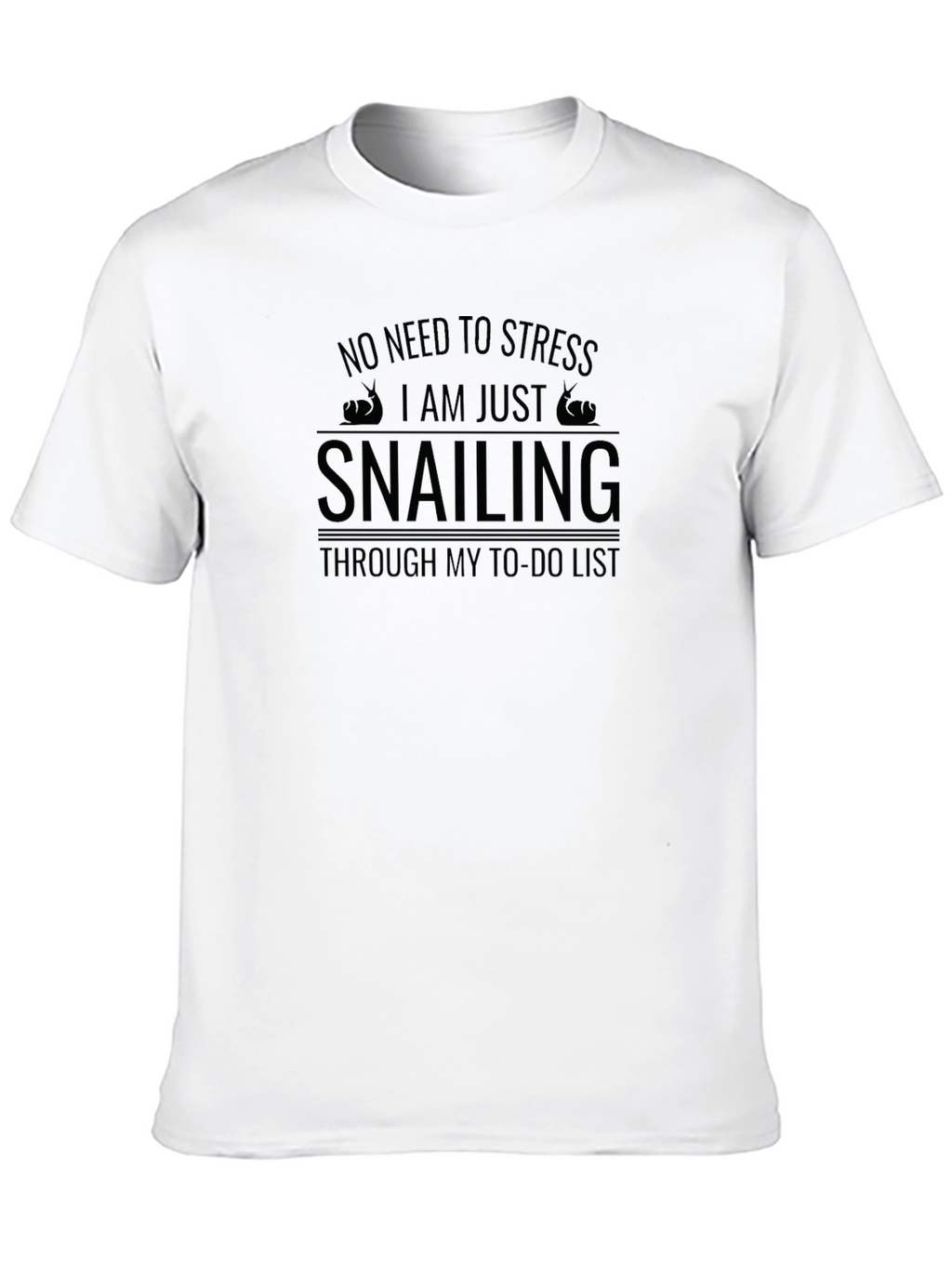 Snailing Through To-Do List Graphic T-Shirt