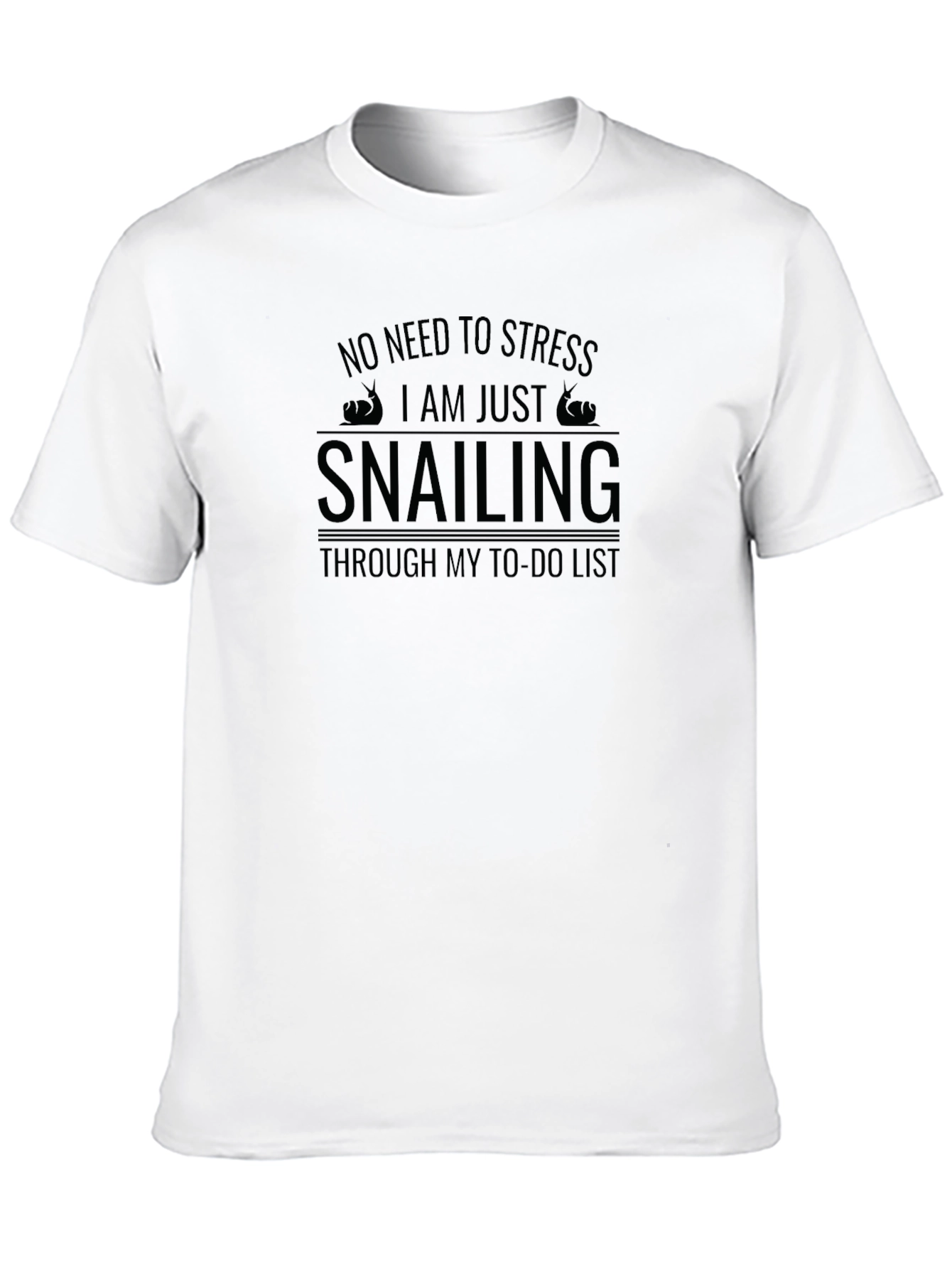Snailing Through To-Do List Graphic T-Shirt