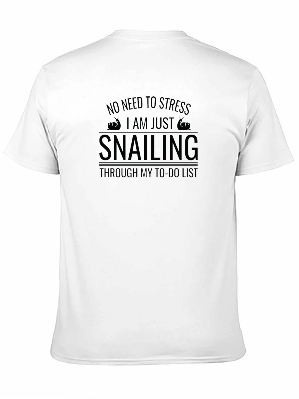Snailing Through To-Do List Graphic T-Shirt