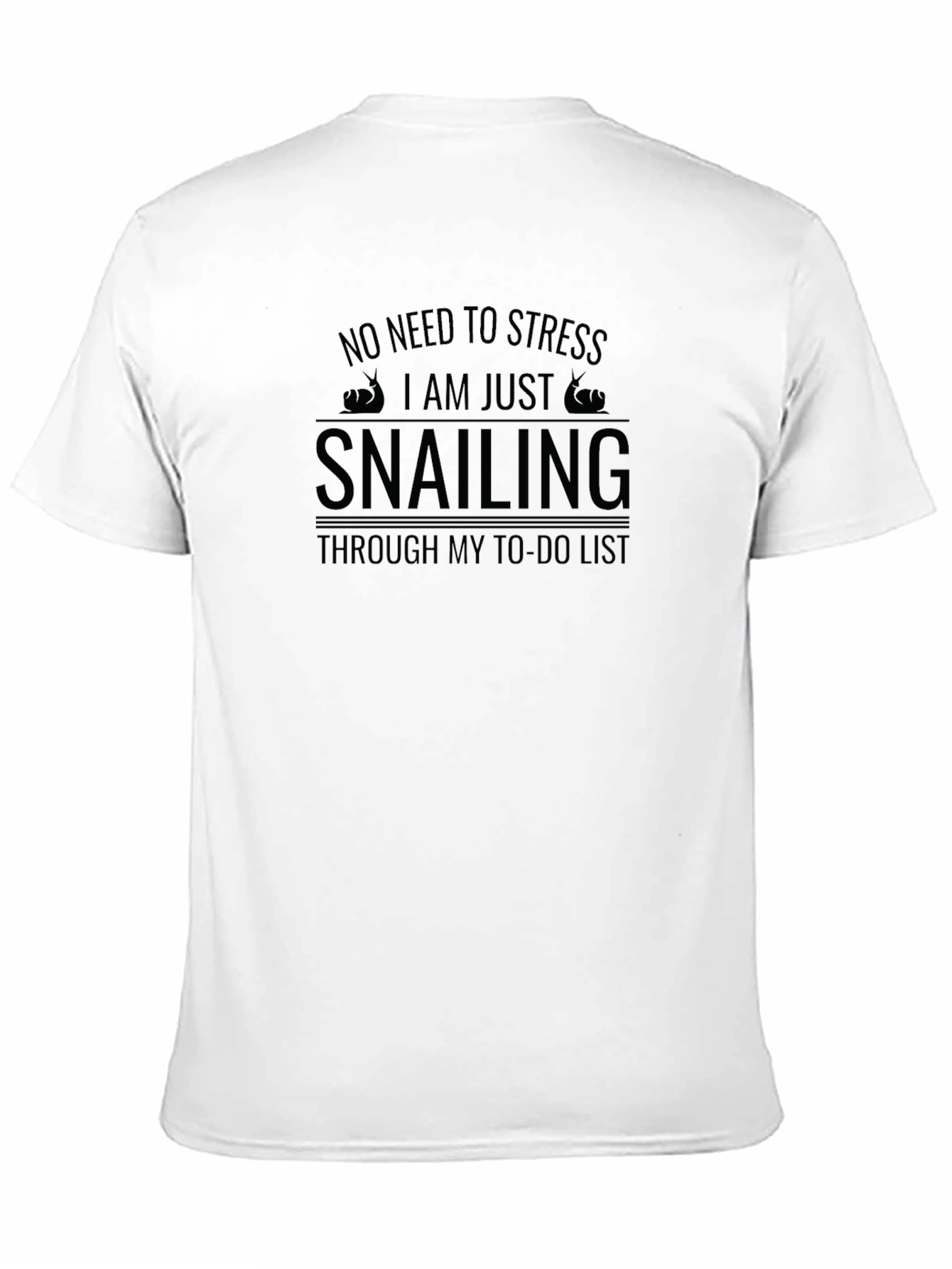 Snailing Through To-Do List Graphic T-Shirt