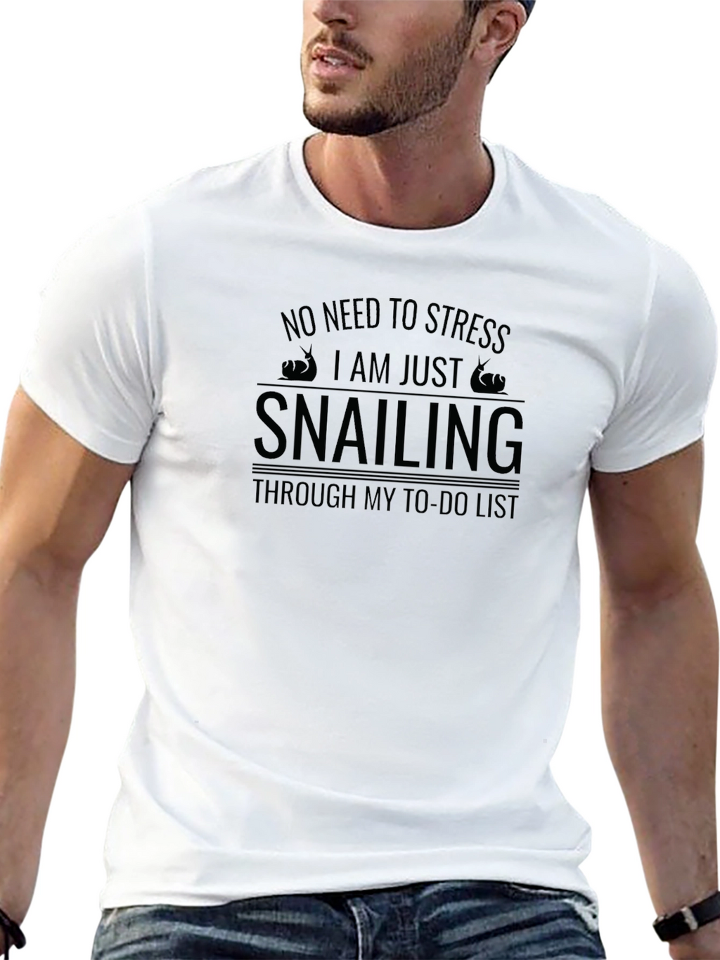 Snailing Through To-Do List Graphic T-Shirt