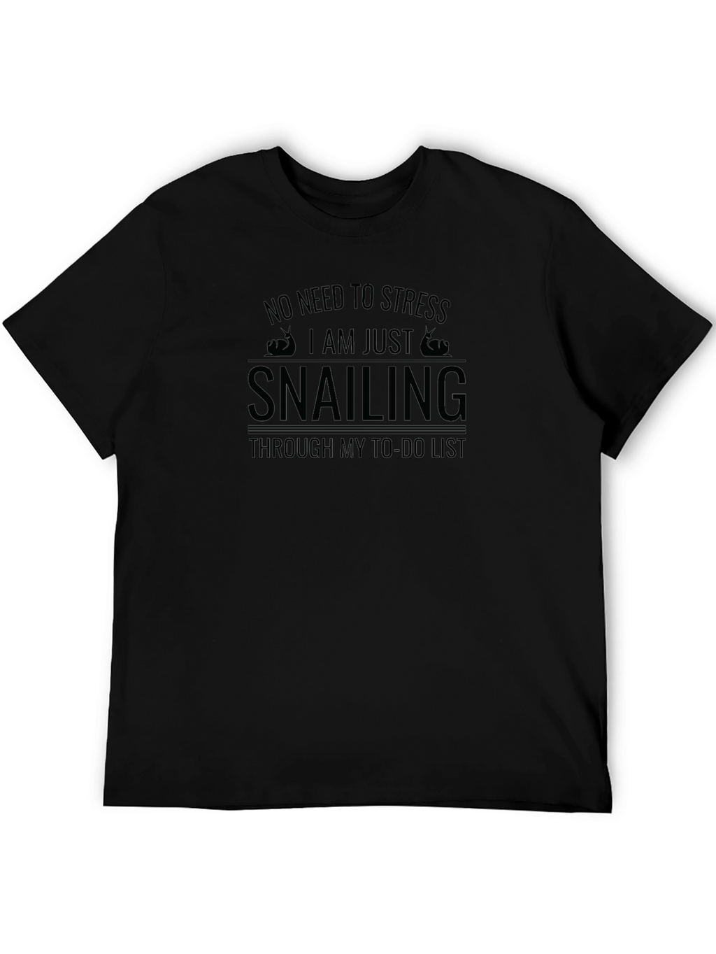 Snailing Through To-Do List Graphic T-Shirt