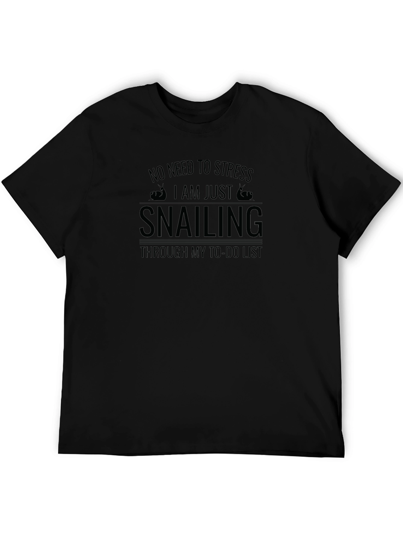 Snailing Through To-Do List Graphic T-Shirt