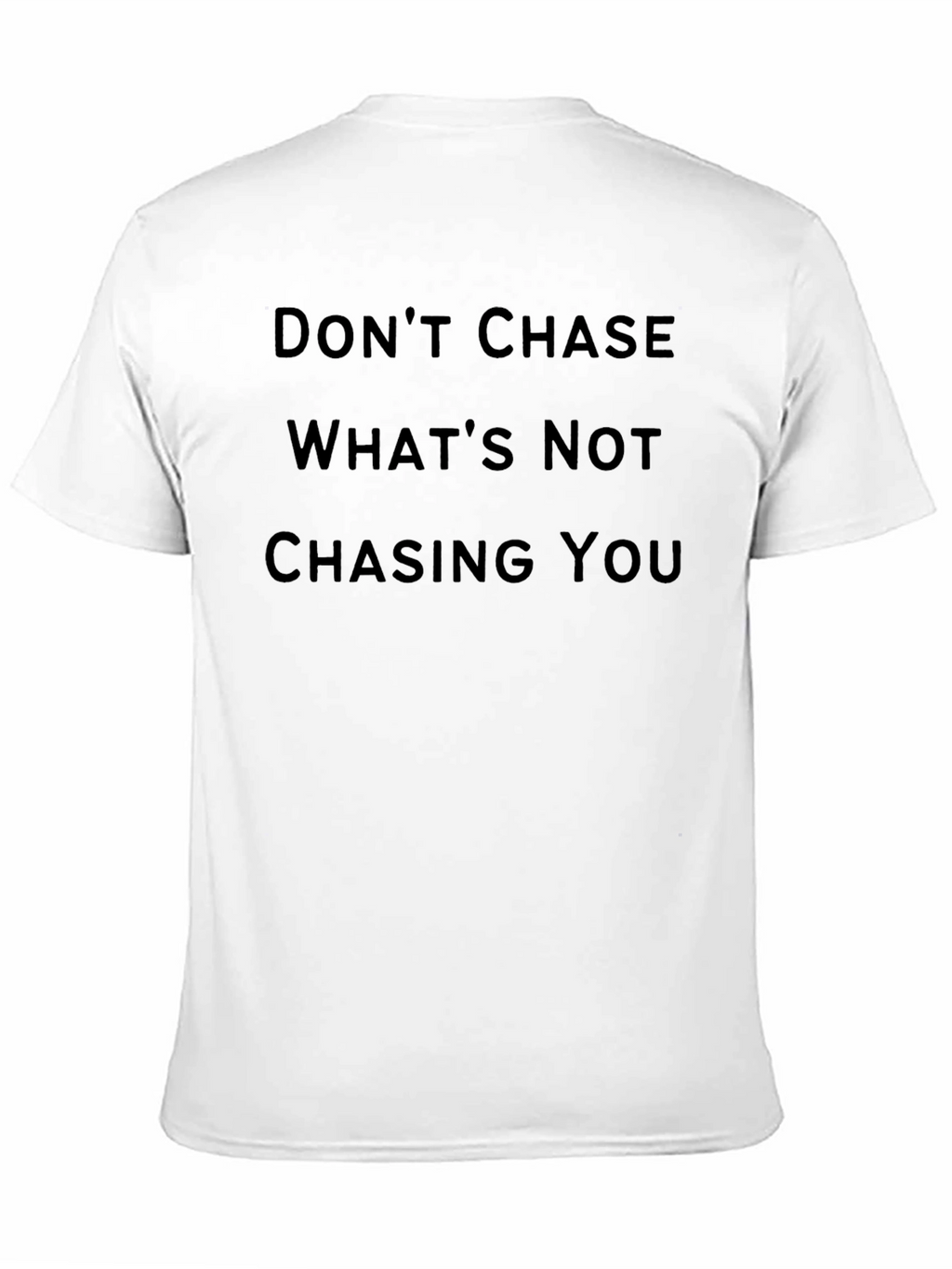 Dont Chase Graphic Tee - Mens Black T-Shirt