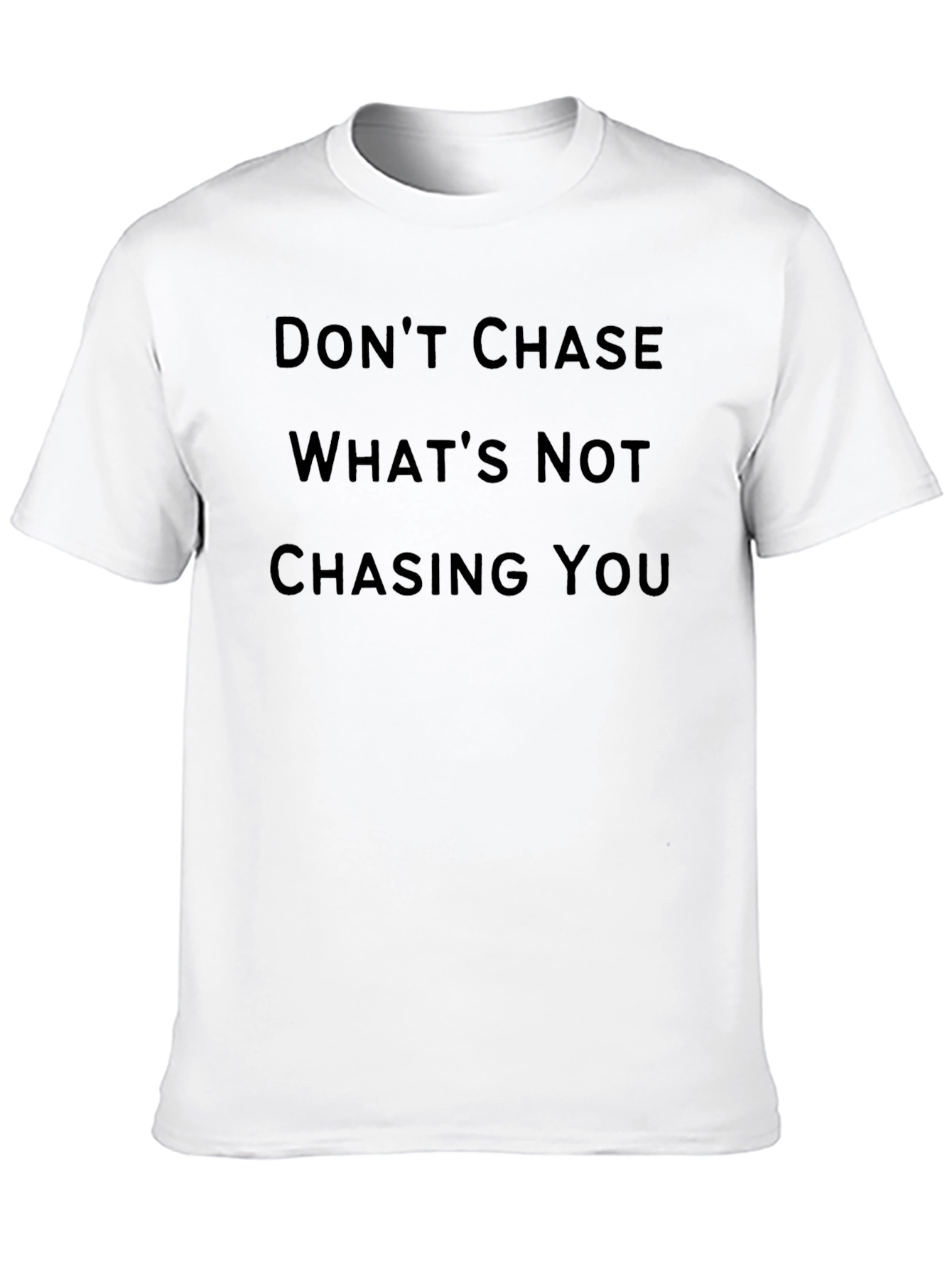 Dont Chase Graphic Tee - Mens Black T-Shirt