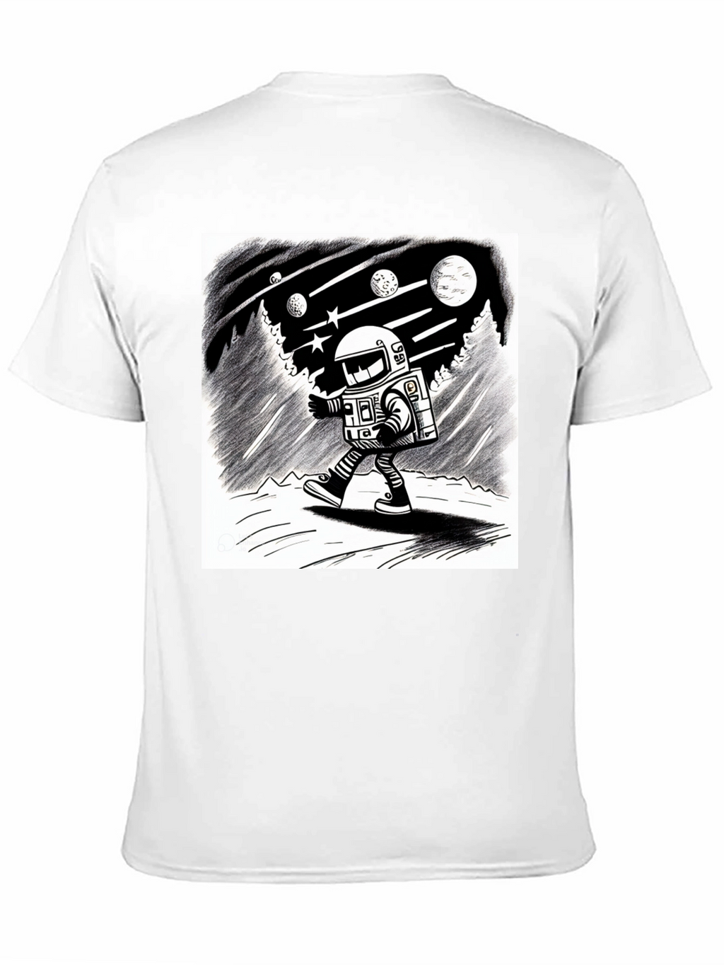 Astronaut Adventure Black T-Shirt