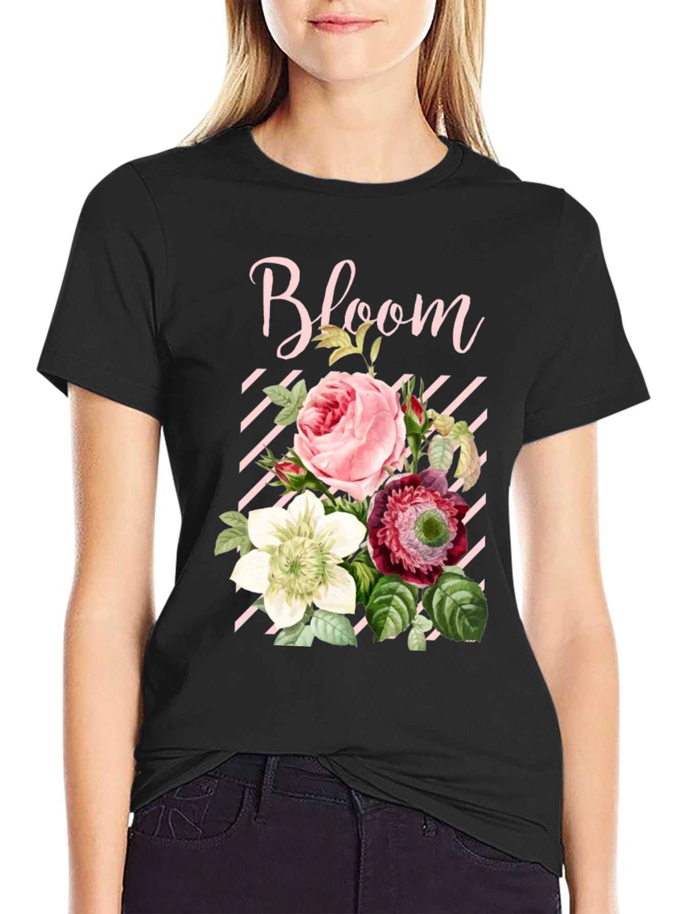 Bloom Floral Graphic Print T-Shirt
