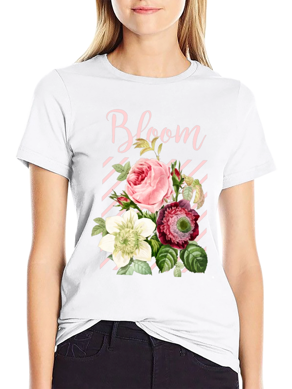 Bloom Floral Graphic Print T-Shirt