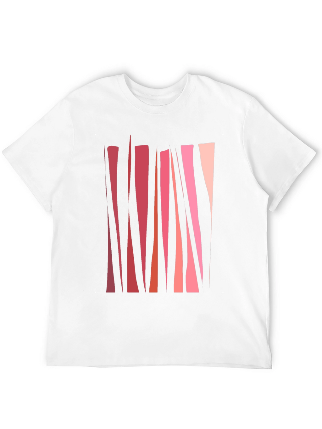 Abstract Geometric Line Art Mens Black T-Shirt