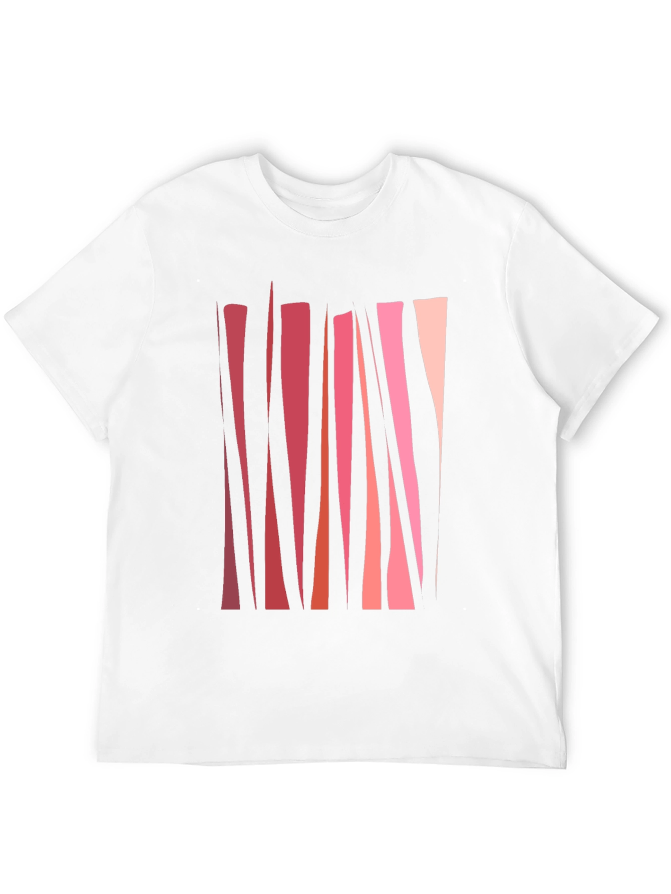 Abstract Geometric Line Art Mens Black T-Shirt