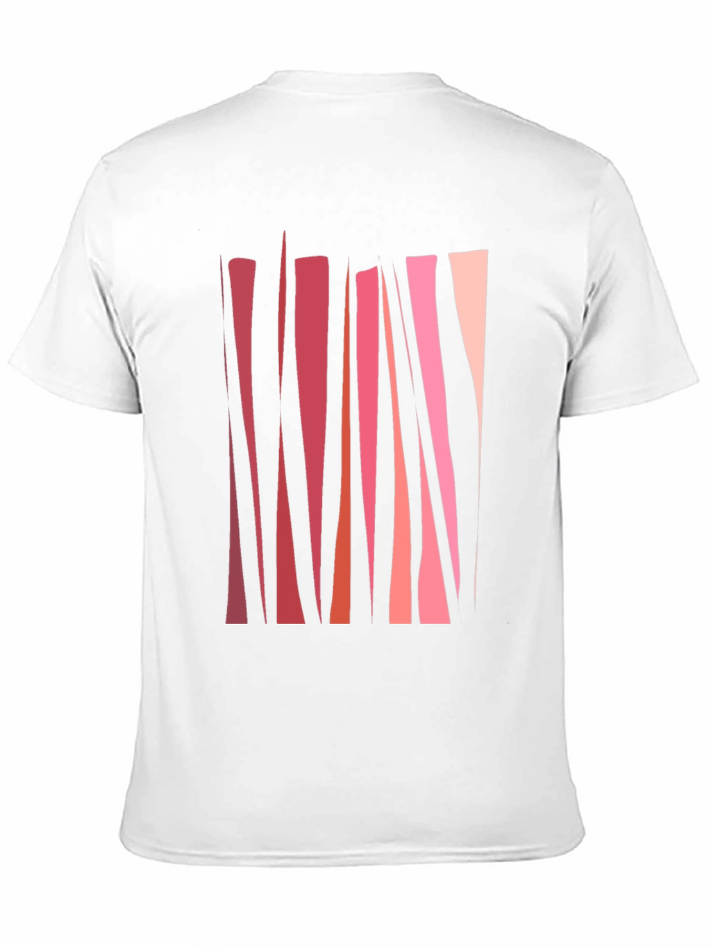 Abstract Geometric Line Art Mens Black T-Shirt