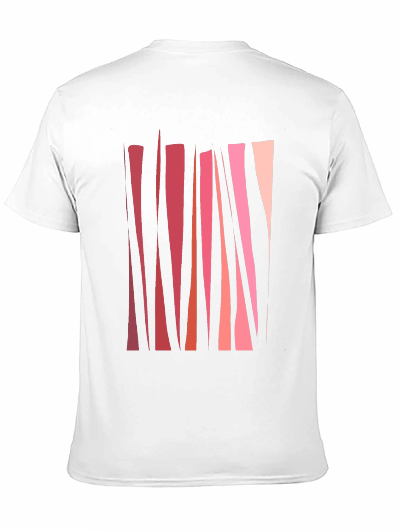 Abstract Geometric Line Art Mens Black T-Shirt