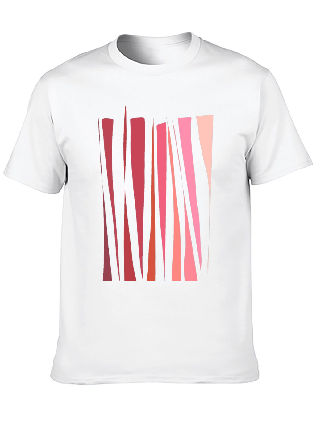 Abstract Geometric Line Art Mens Black T-Shirt