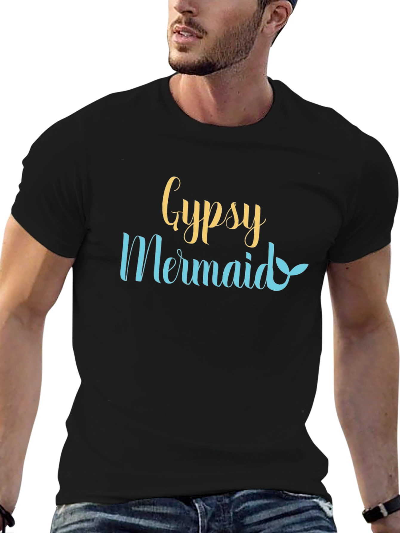 Gypsy Mermaid Graphic Tee - Stylish Summer Shirt
