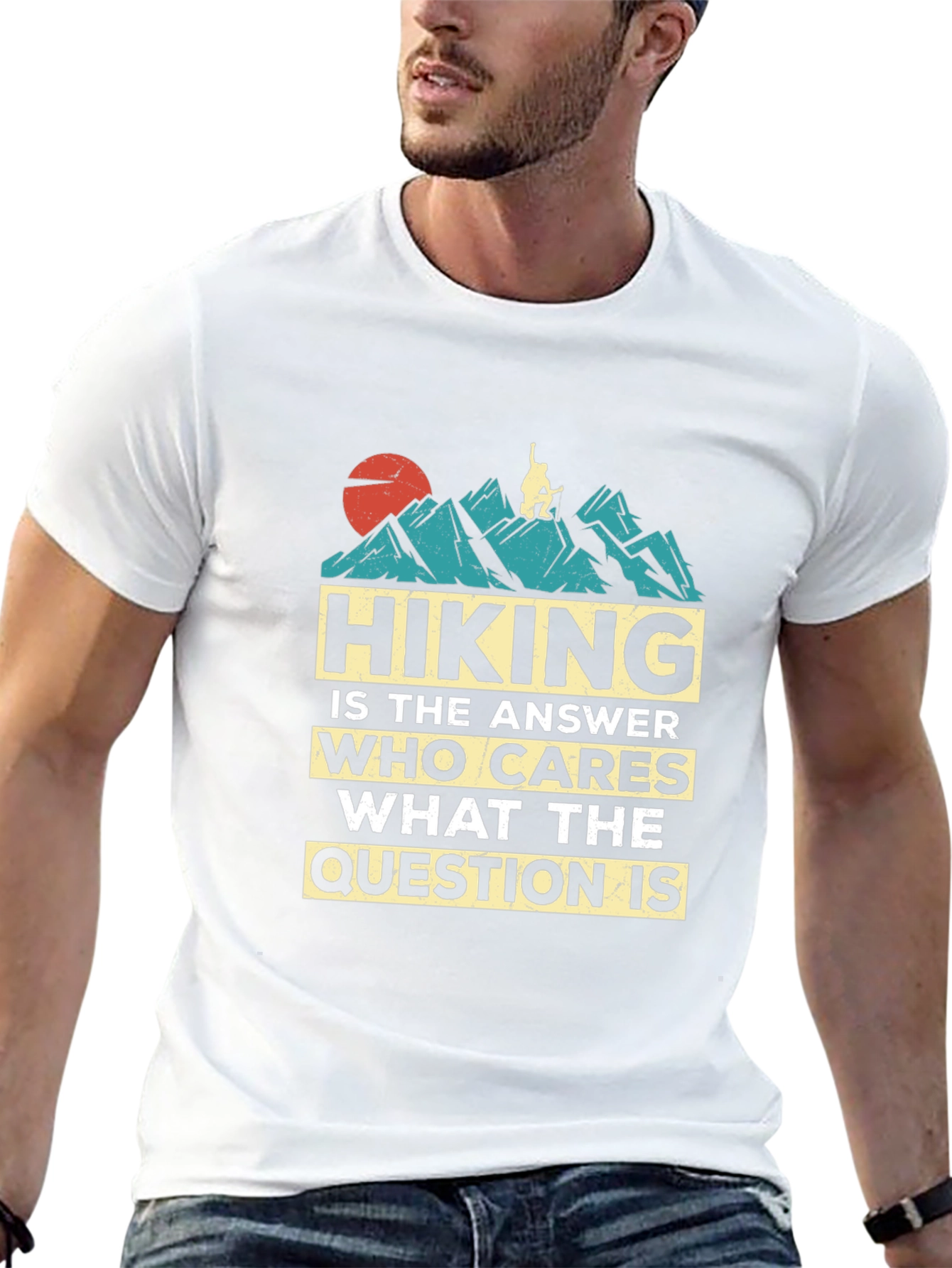 Hiking is the Answer Graphic T-Shirt
