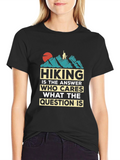 Hiking is the Answer Graphic T-Shirt