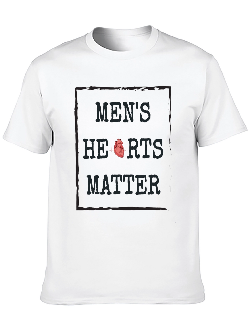 Mens Hearts Matter Graphic Tee