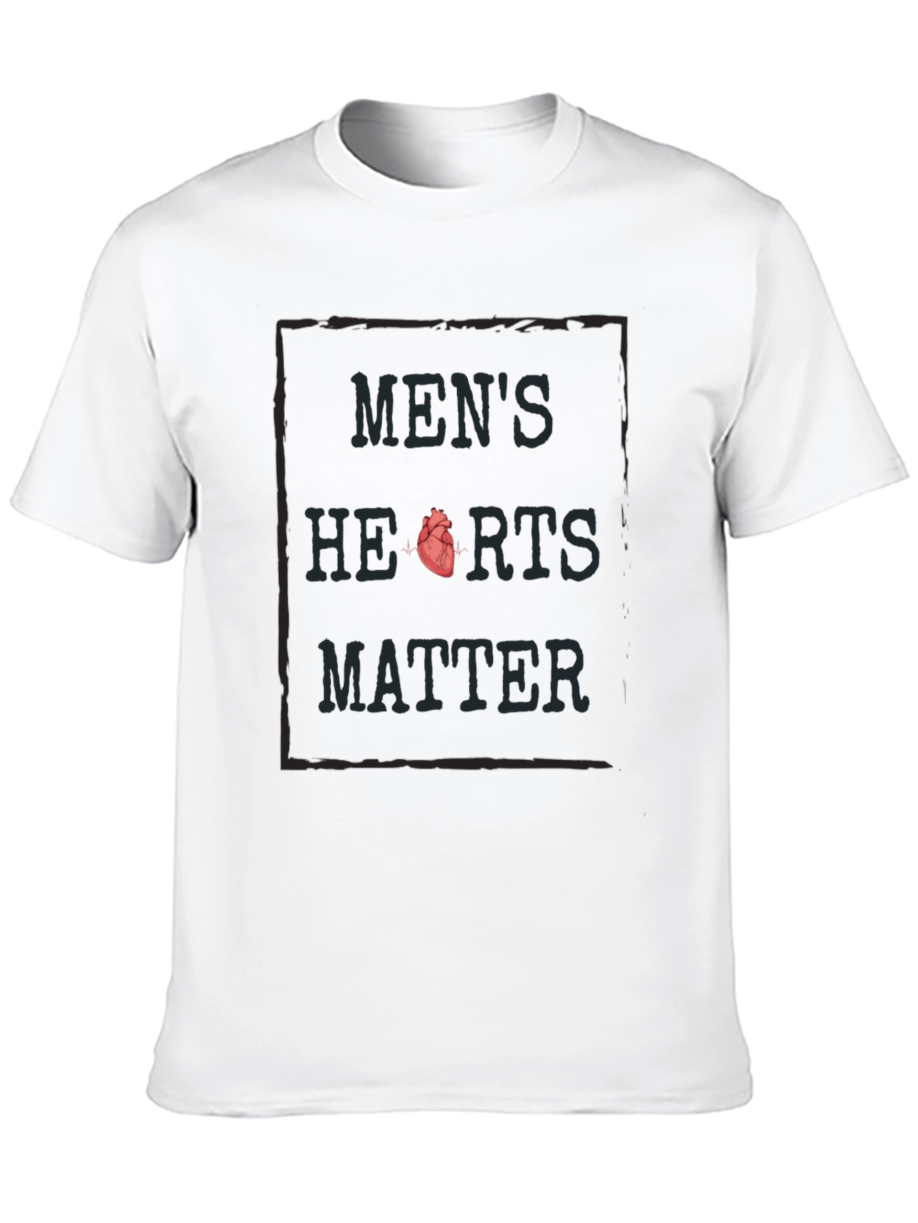 Mens Hearts Matter Graphic Tee