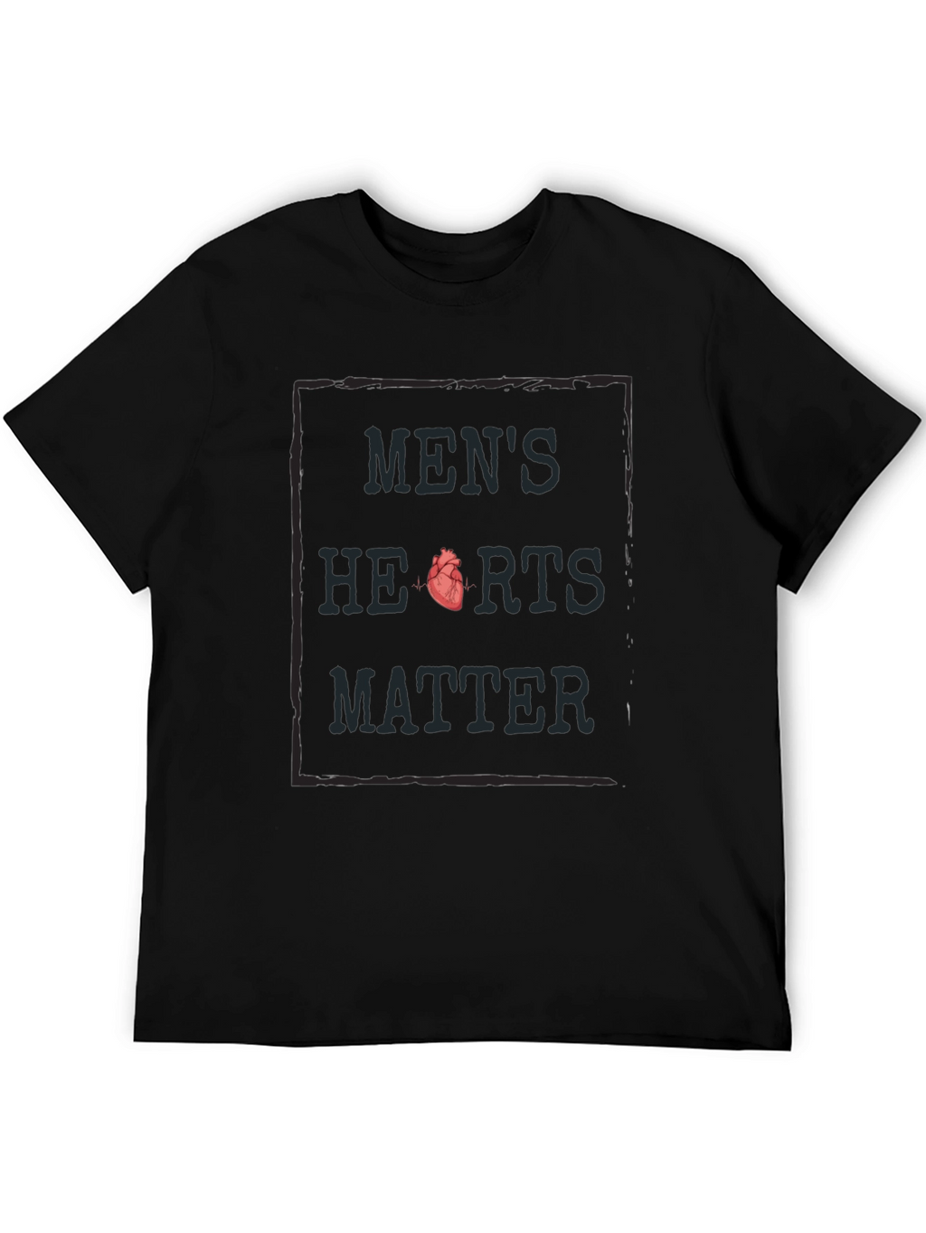 Mens Hearts Matter Graphic Tee