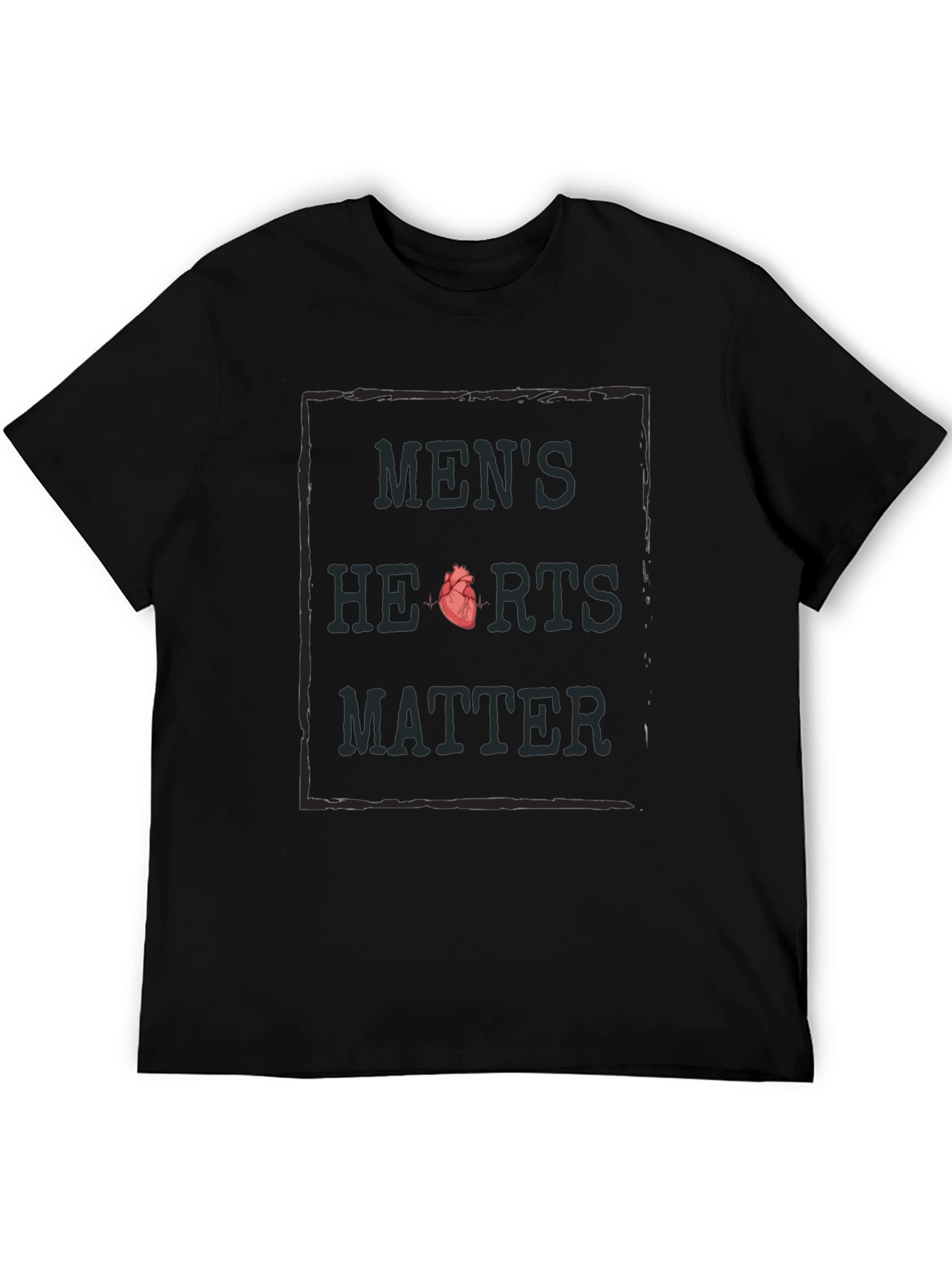 Mens Hearts Matter Graphic Tee
