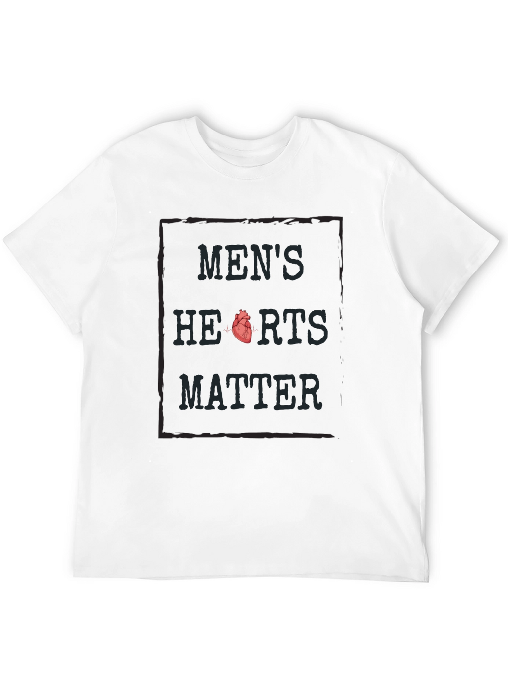 Mens Hearts Matter Graphic Tee