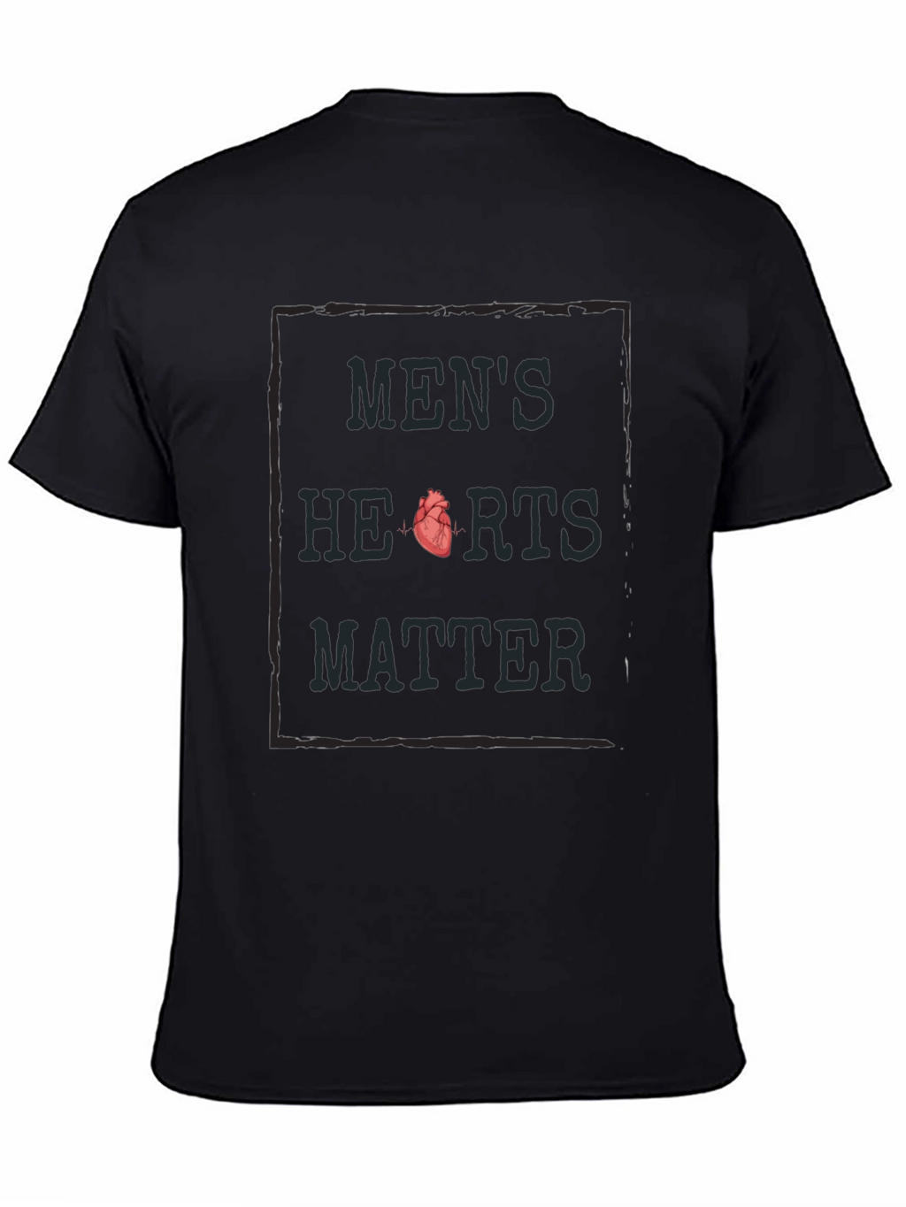 Mens Hearts Matter Graphic Tee
