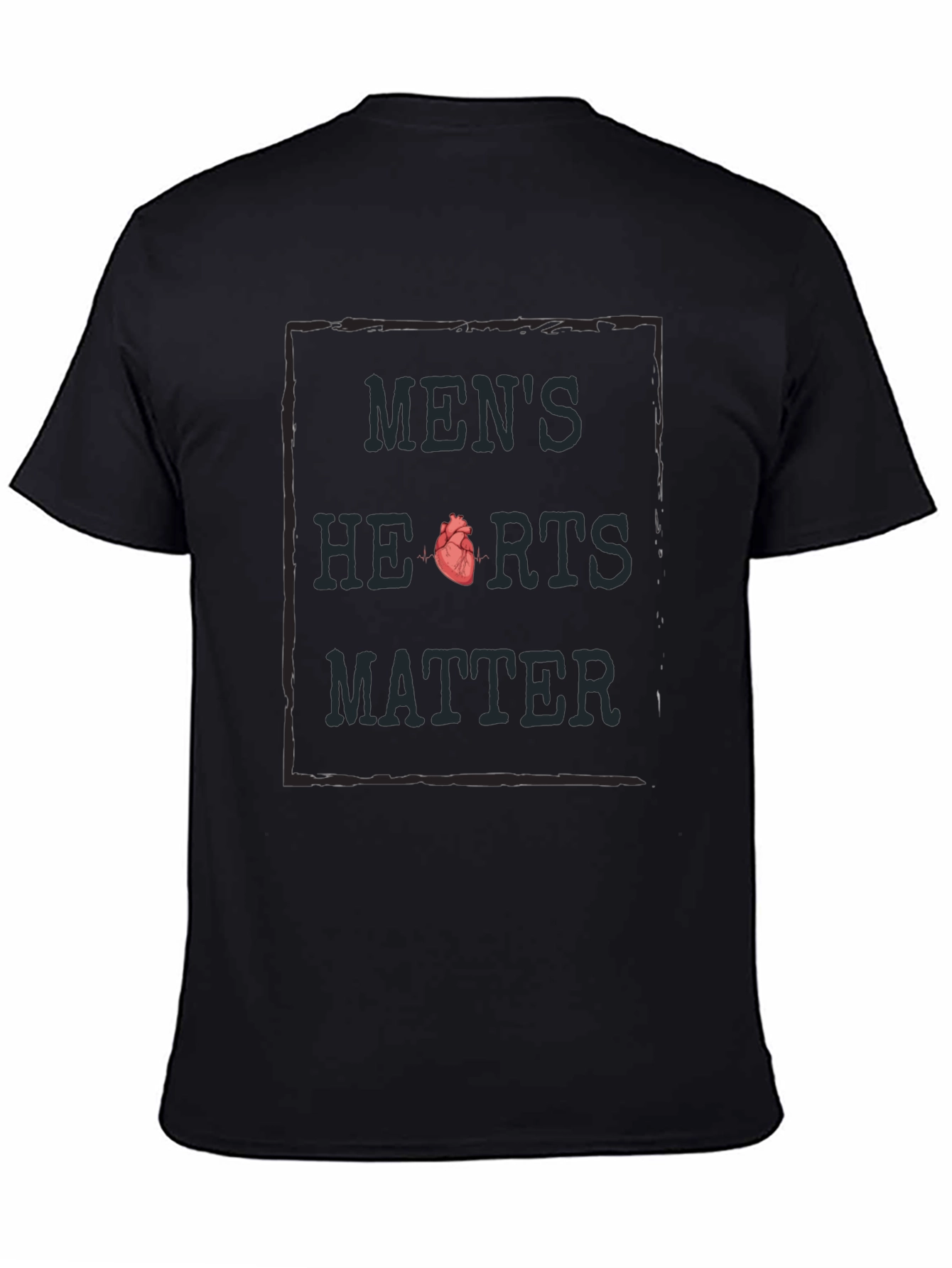 Mens Hearts Matter Graphic Tee