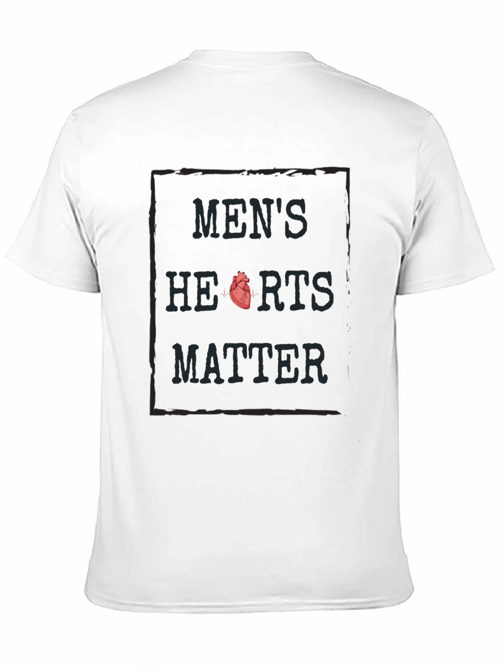 Mens Hearts Matter Graphic Tee