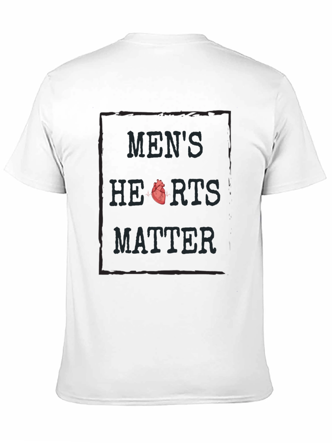 Mens Hearts Matter Graphic Tee