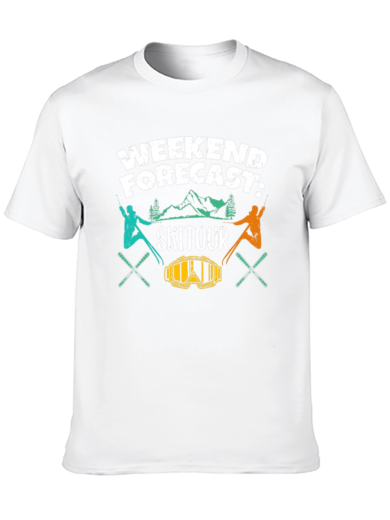 Ski Tour Weekend Forecast Graphic Tee