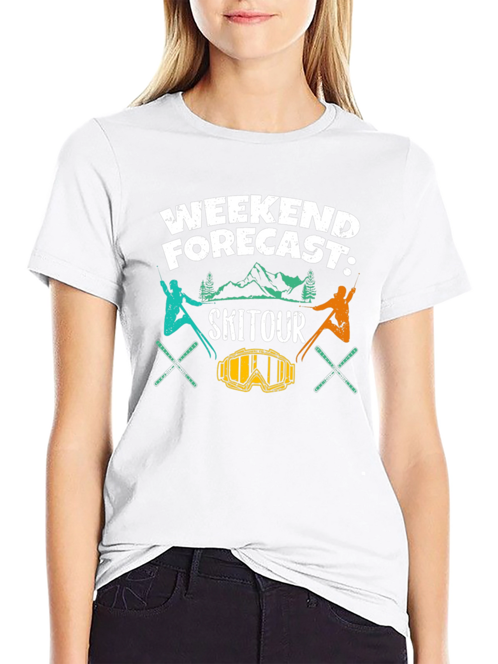 Ski Tour Weekend Forecast Graphic Tee