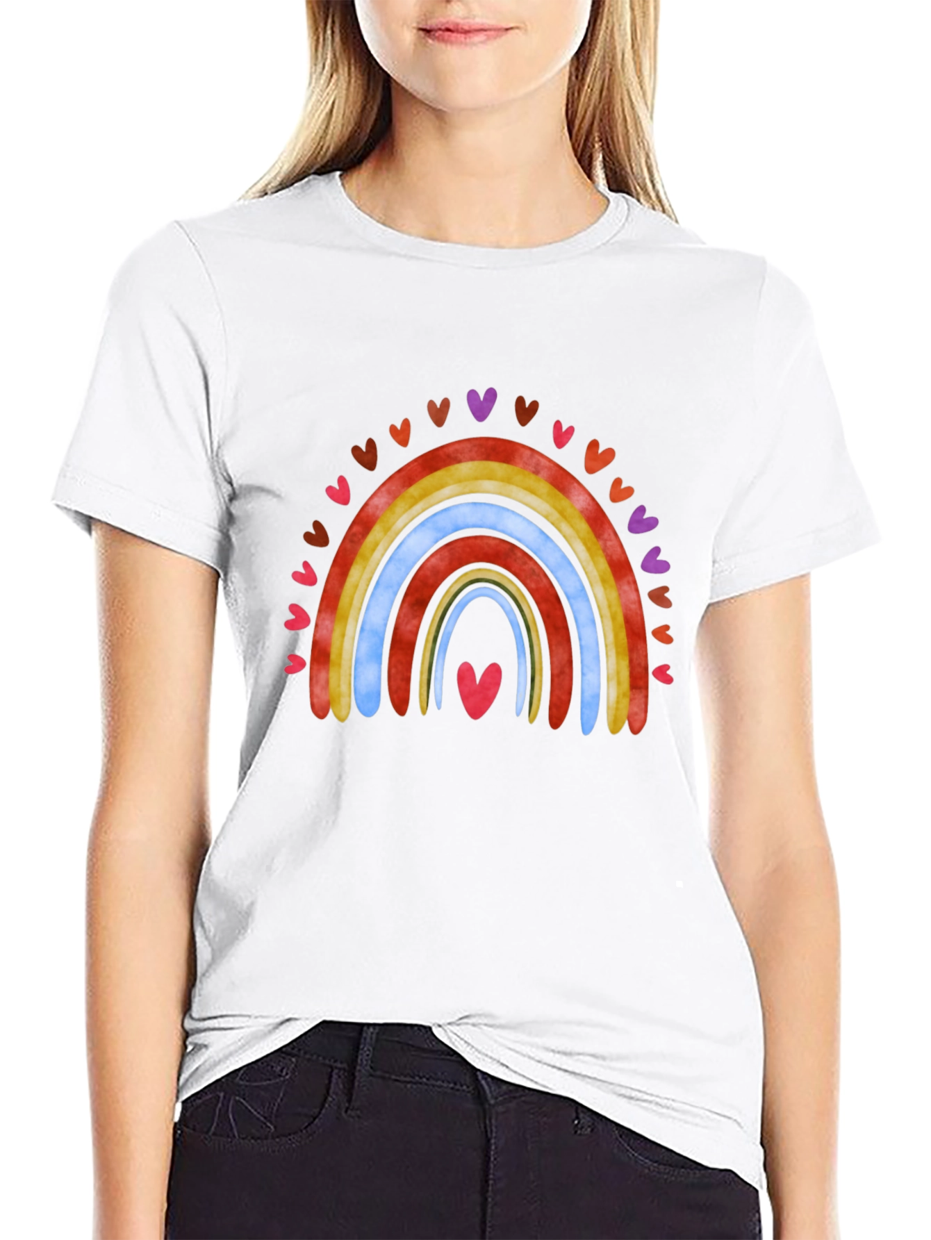 Rainbow Hearts T-Shirt