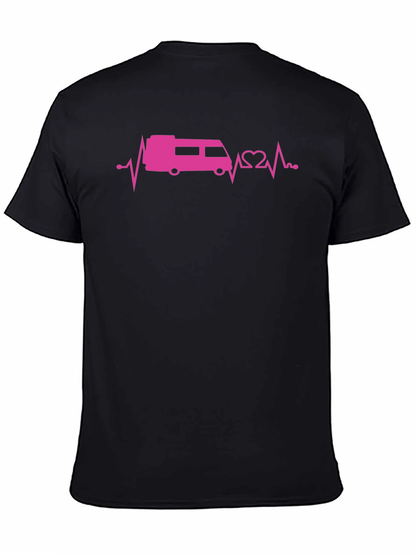 RV Heartbeat T-Shirt - Black Graphic Tee