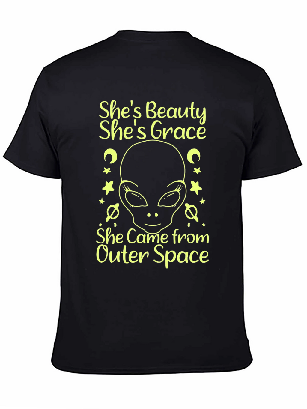Alien Shes Beauty Shes Grace Graphic Tee