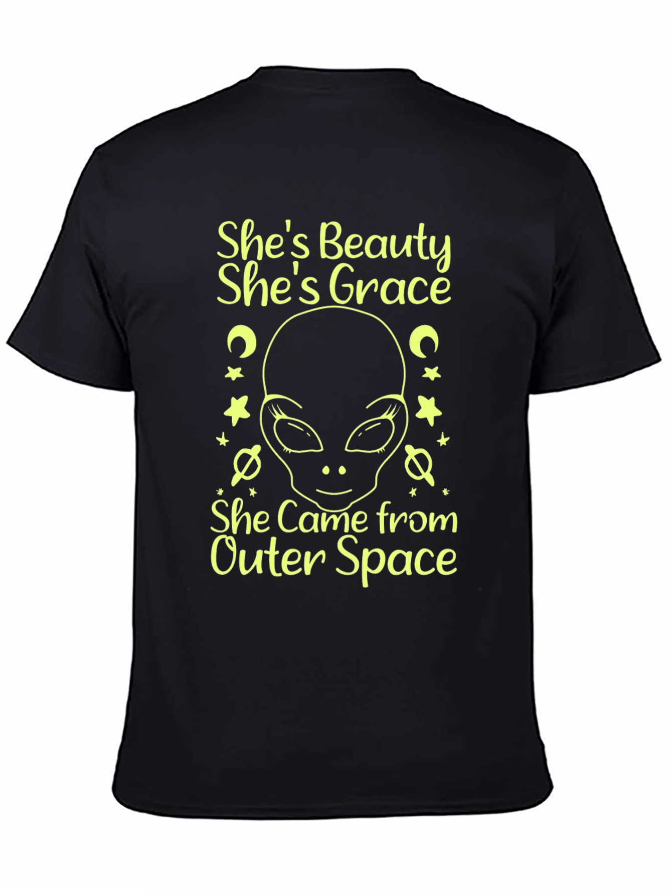 Alien Shes Beauty Shes Grace Graphic Tee
