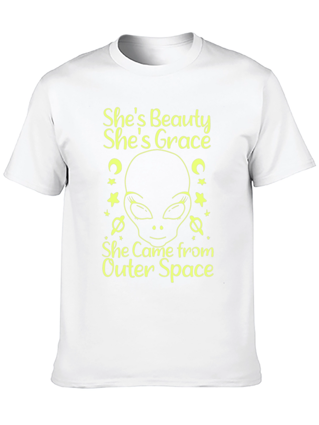 Alien Shes Beauty Shes Grace Graphic Tee