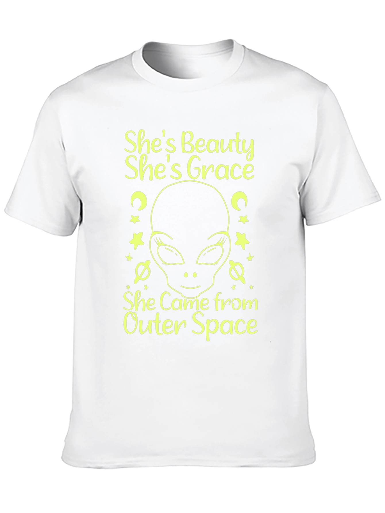 Alien Shes Beauty Shes Grace Graphic Tee