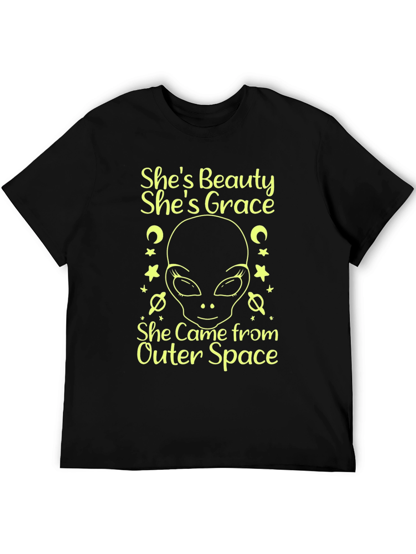 Alien Shes Beauty Shes Grace Graphic Tee