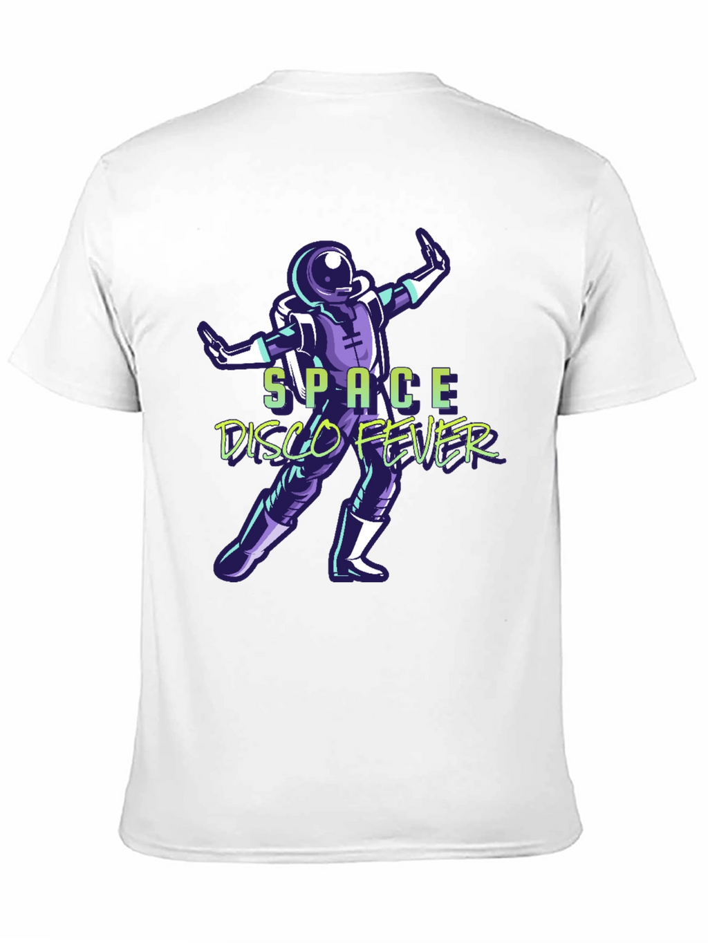 Space Disco Fever T-Shirt - Retro Astronaut Design