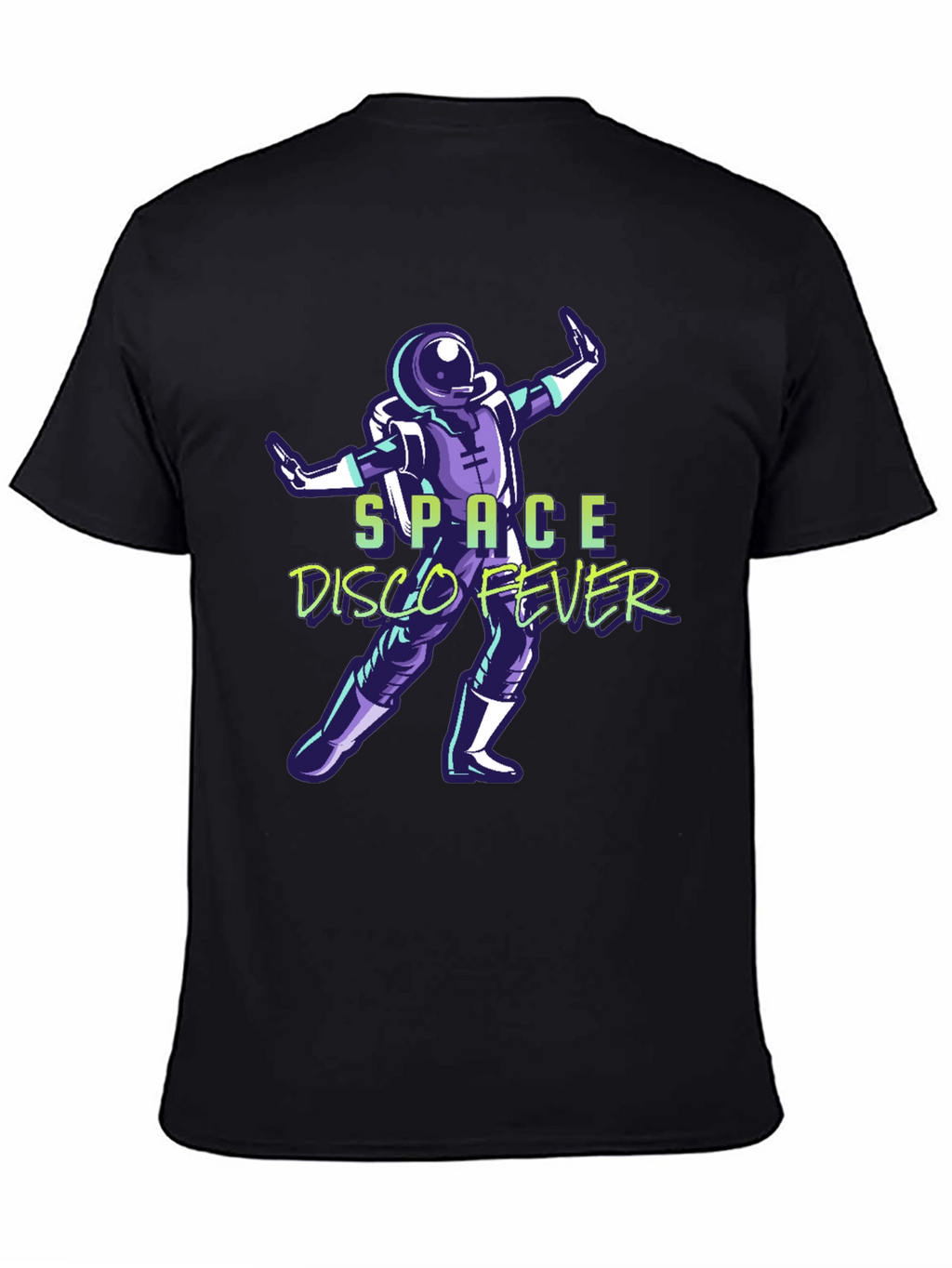 Space Disco Fever T-Shirt - Retro Astronaut Design
