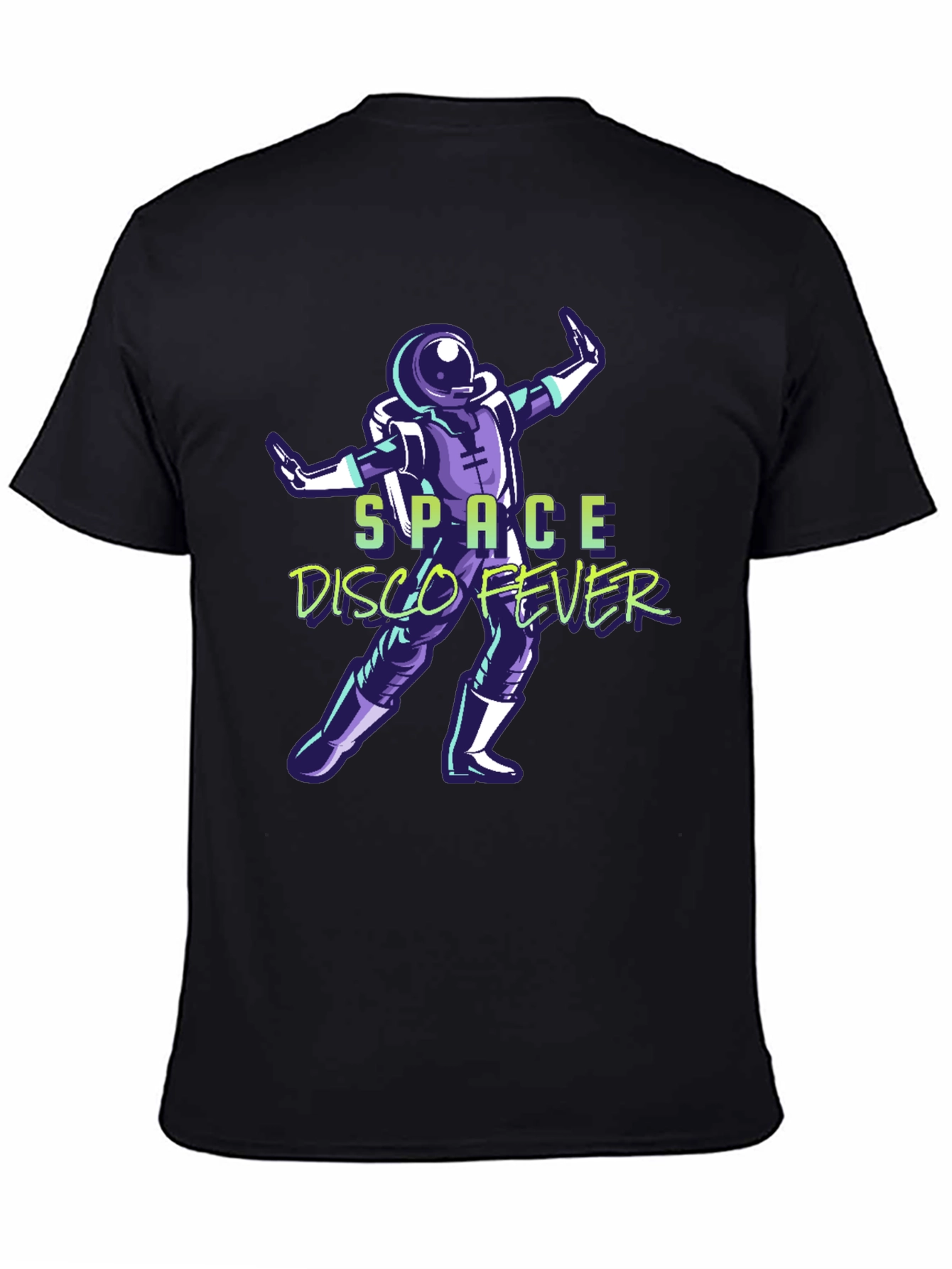 Space Disco Fever T-Shirt - Retro Astronaut Design