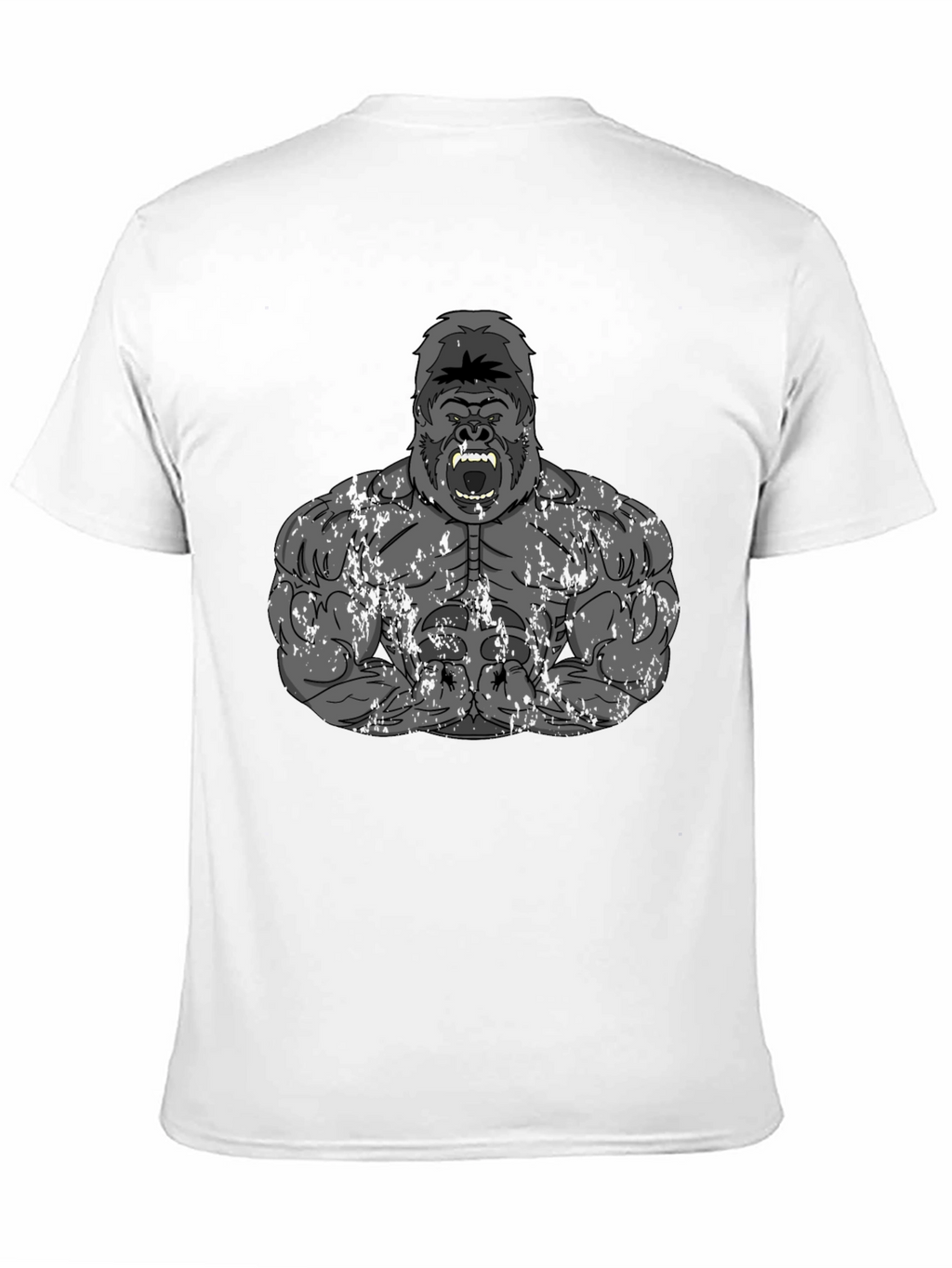 Gorilla Gym T-Shirt - Black Graphic Tee