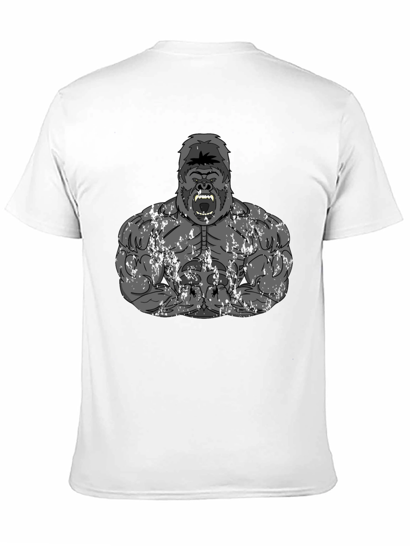 Gorilla Gym T-Shirt - Black Graphic Tee