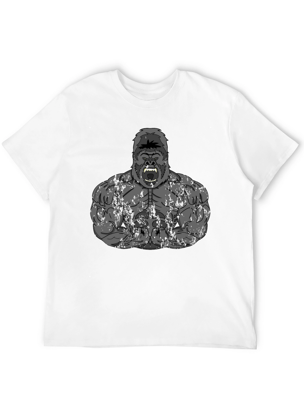 Gorilla Gym T-Shirt - Black Graphic Tee